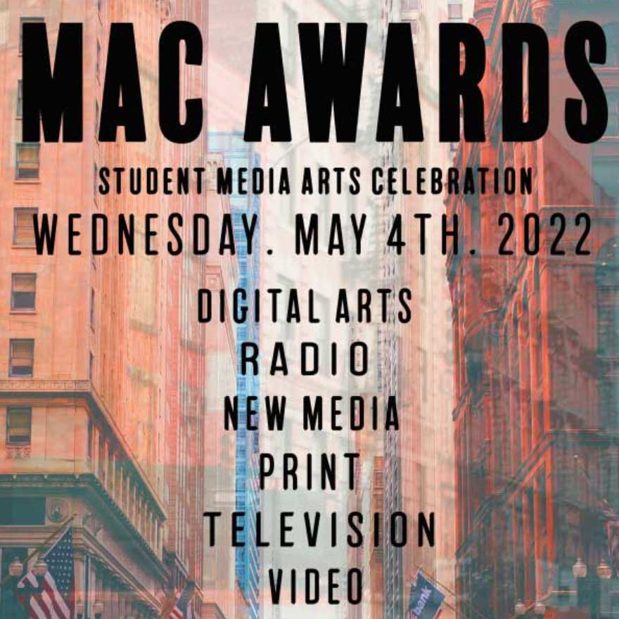 MAC Awards: Wednesday May 4, 7:00PM