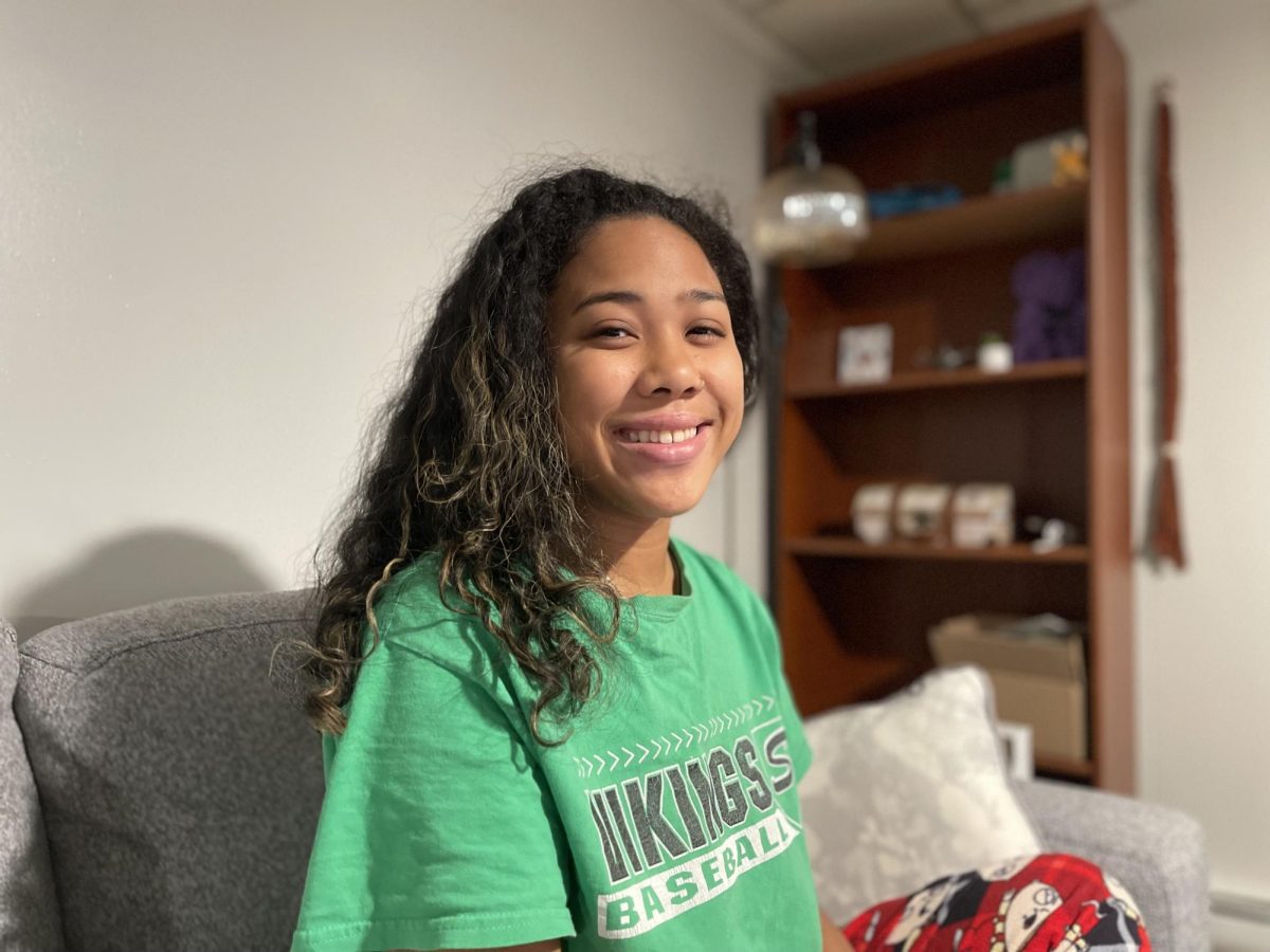 Rozelle Thompson, a SUNY Old Westbury politics, economics and law alumnus, in her apartment on Monday, November 3, 2025 PHOTO BY: MATTHEW AMARANTE 